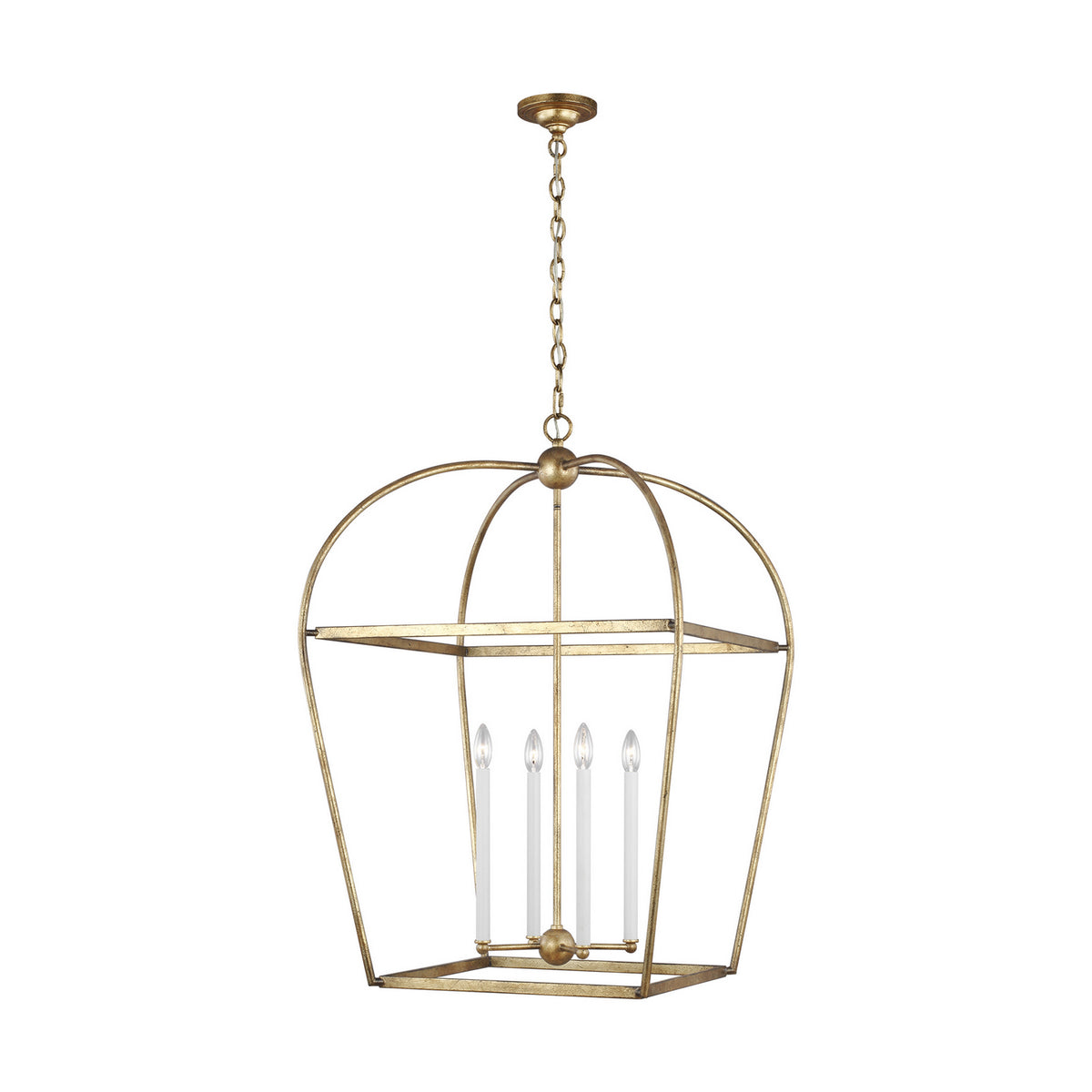 Visual Comfort Studio Canada - CC1104ADB - Four Light Lantern - Stonington - Antique Gild