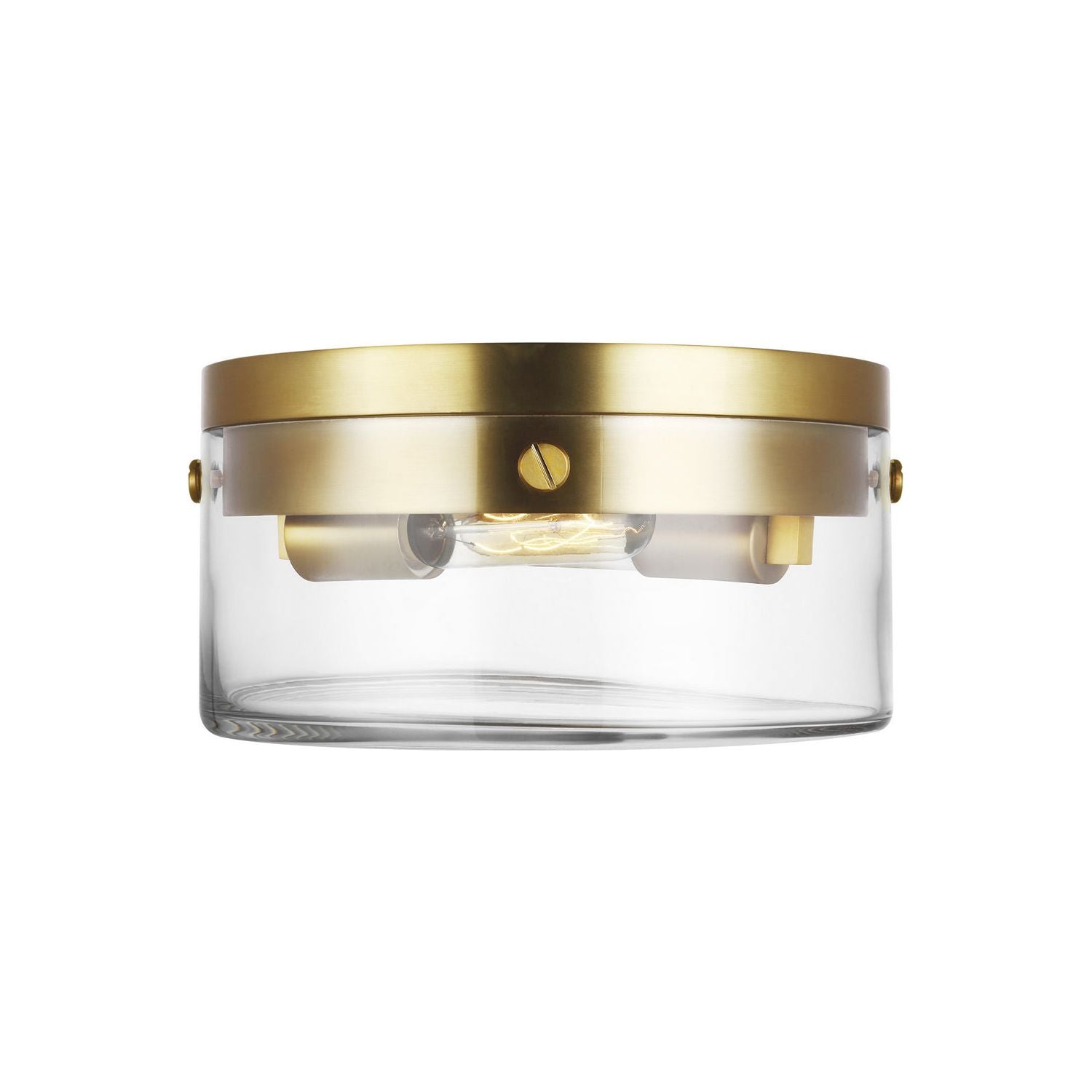 Visual Comfort Studio Canada - CF1002BBS - Two Light Flush Mount - Garrett - Burnished Brass