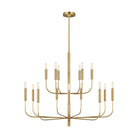 Visual Comfort Studio Canada - EC10015BBS - 15 Light Chandelier - Brianna - Burnished Brass