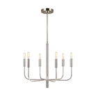 Visual Comfort Studio Canada - EC1006PN - Six Light Chandelier - Brianna - Polished Nickel