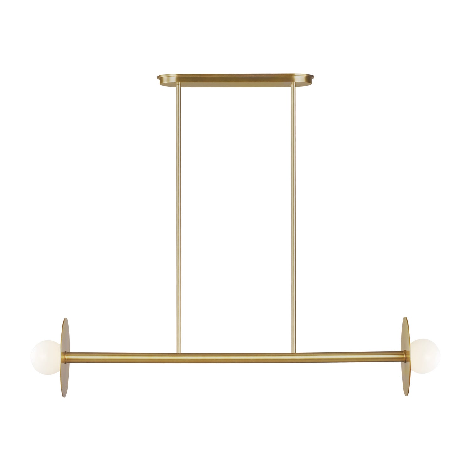 Visual Comfort Studio Canada - KC1012BBS - Two Light Linear Chandelier - Nodes - Burnished Brass
