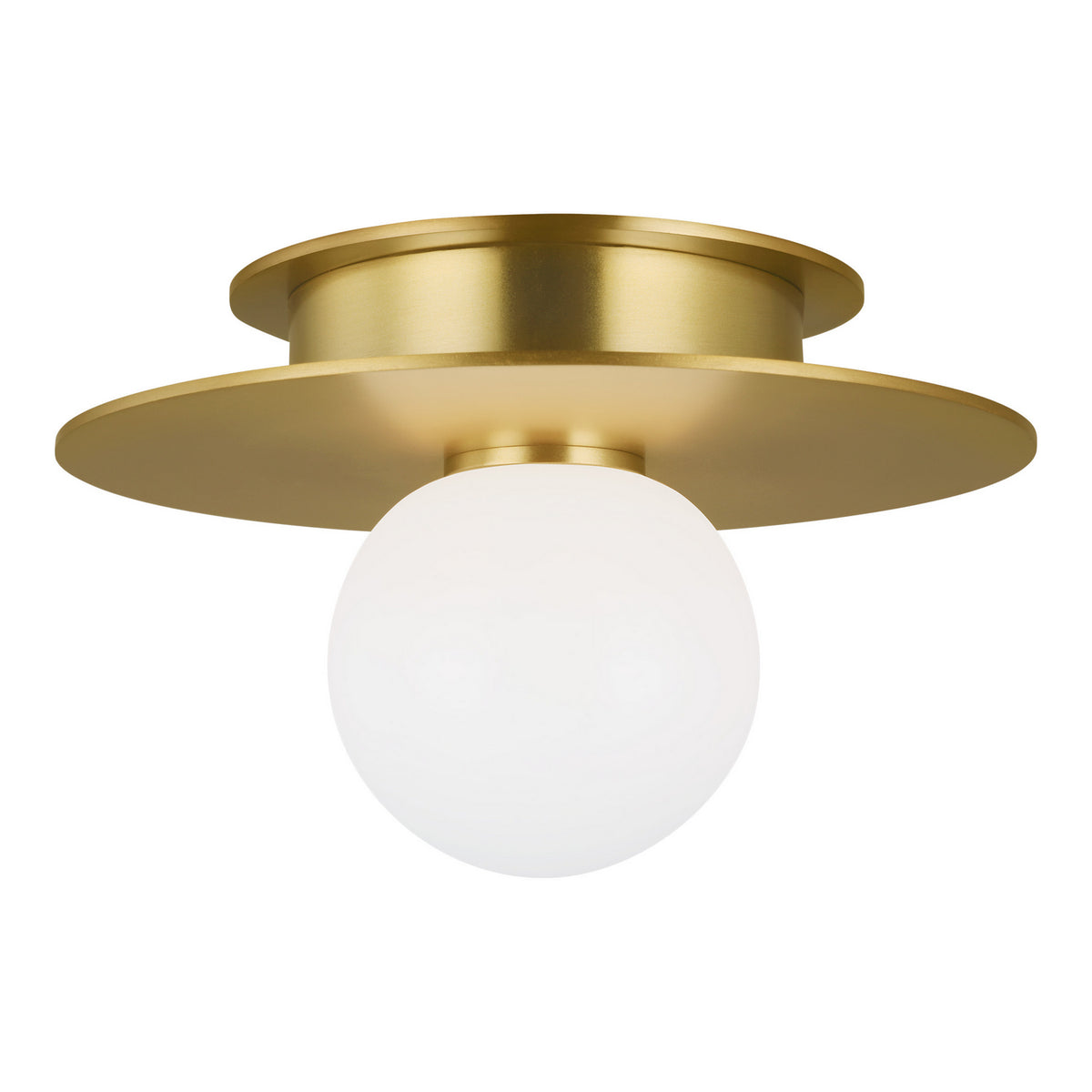Visual Comfort Studio Canada - KF1001BBS - One Light Flush Mount - Nodes - Burnished Brass