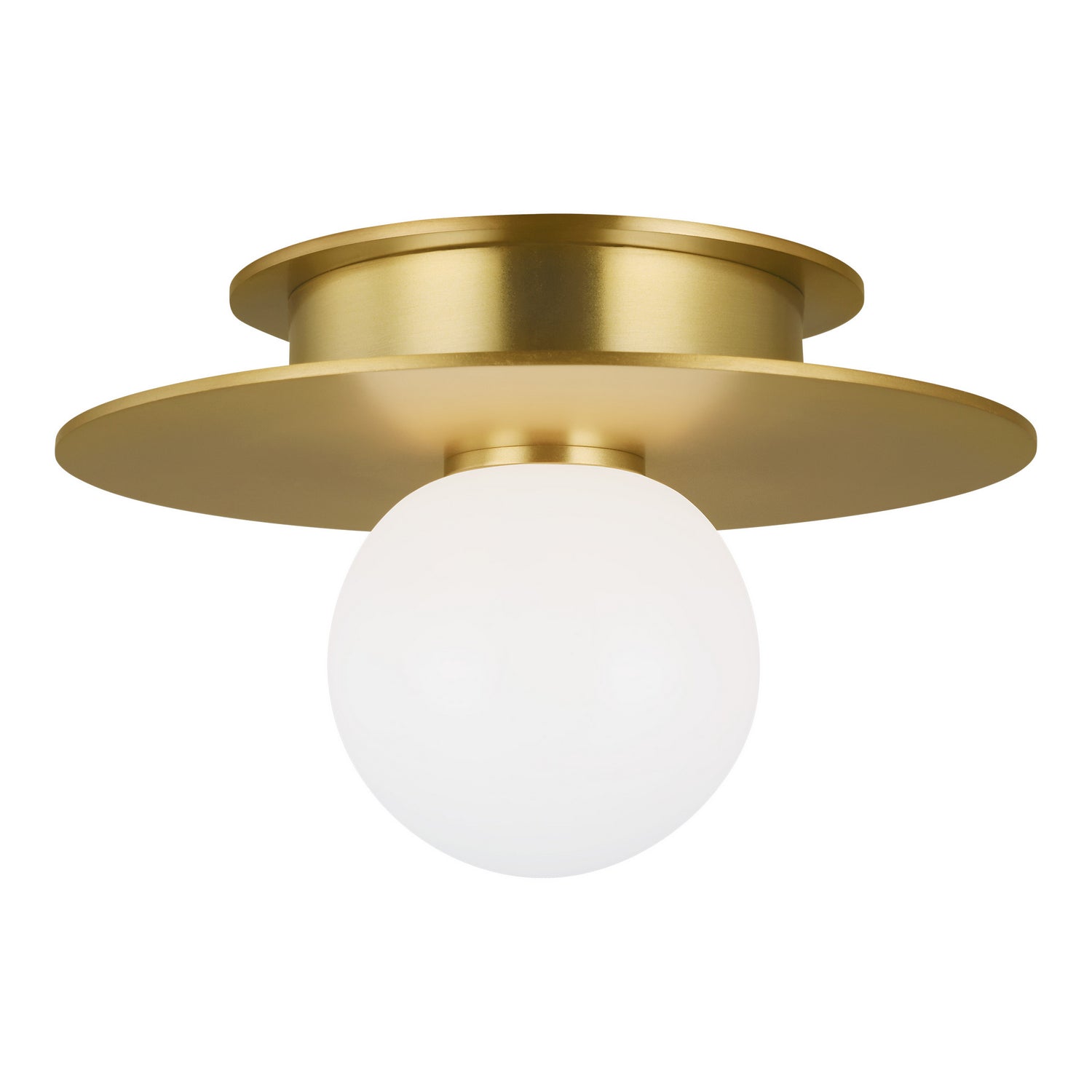 Visual Comfort Studio Canada - KF1001BBS - One Light Flush Mount - Nodes - Burnished Brass