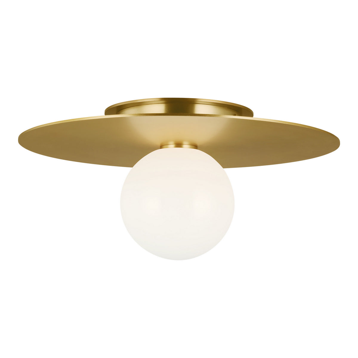 Visual Comfort Studio Canada - KF1011BBS - One Light Flush Mount - Nodes - Burnished Brass