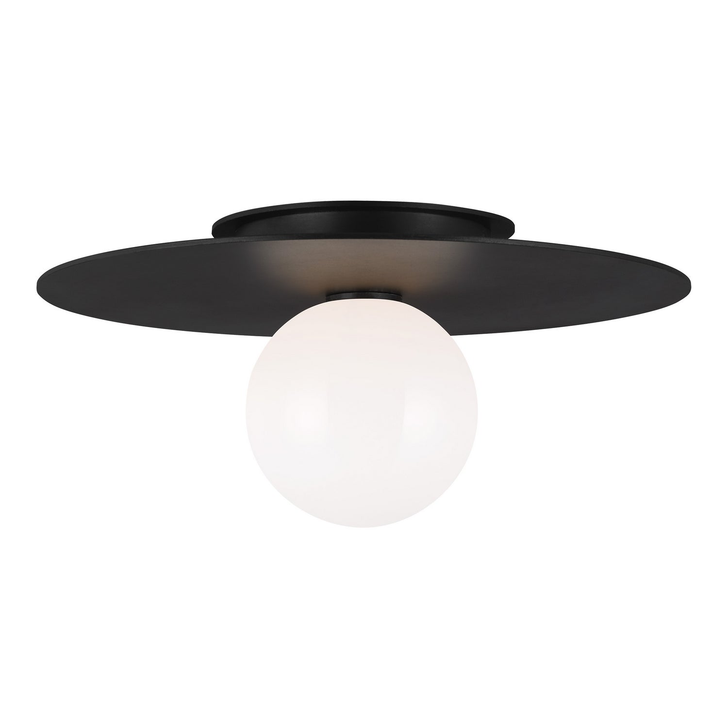 Visual Comfort Studio Canada - KF1011MBK - One Light Flush Mount - Nodes - Midnight Black