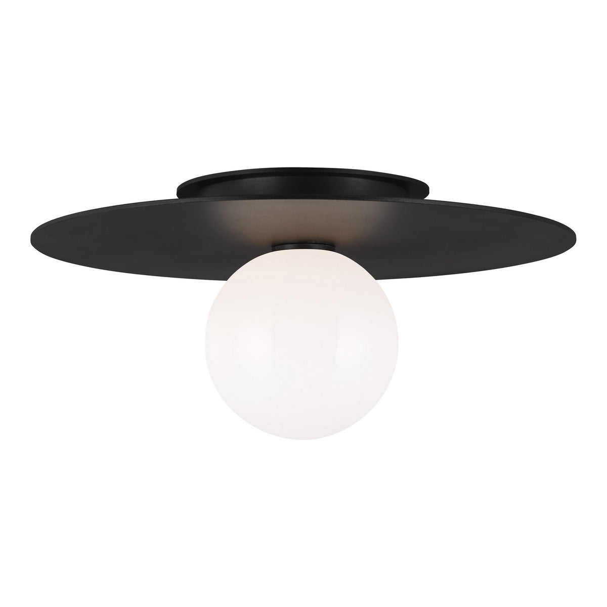 Visual Comfort Studio Canada - KF1011MBK - One Light Flush Mount - Nodes - Midnight Black