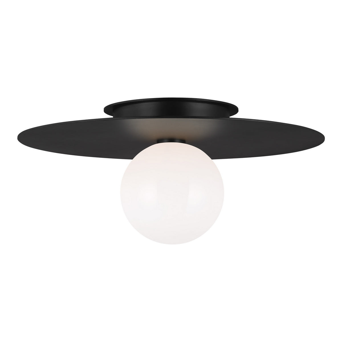 Visual Comfort Studio Canada - KF1021MBK - One Light Flush Mount - Nodes - Midnight Black
