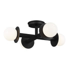 Visual Comfort Studio Canada - KF1034MBK - Four Light Flush Mount - Nodes - Midnight Black