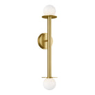 Visual Comfort Studio Canada - KWL1012BBS - Two Light Wall Sconce - Nodes - Burnished Brass
