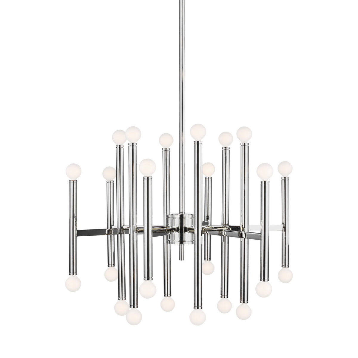 Visual Comfort Studio Canada - TC10624PN - 24 Light Chandelier - Beckham Modern - Polished Nickel