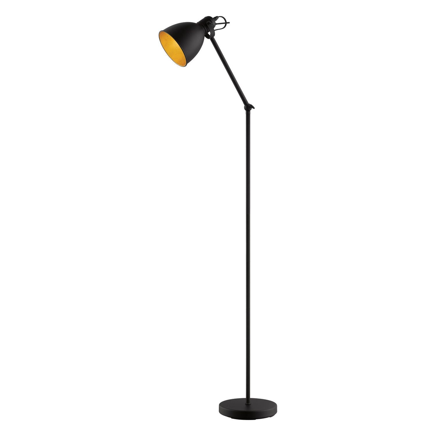 Eglo Canada - 203448A - One Light Floor Lamp - Priddy 2 - Black & Gold
