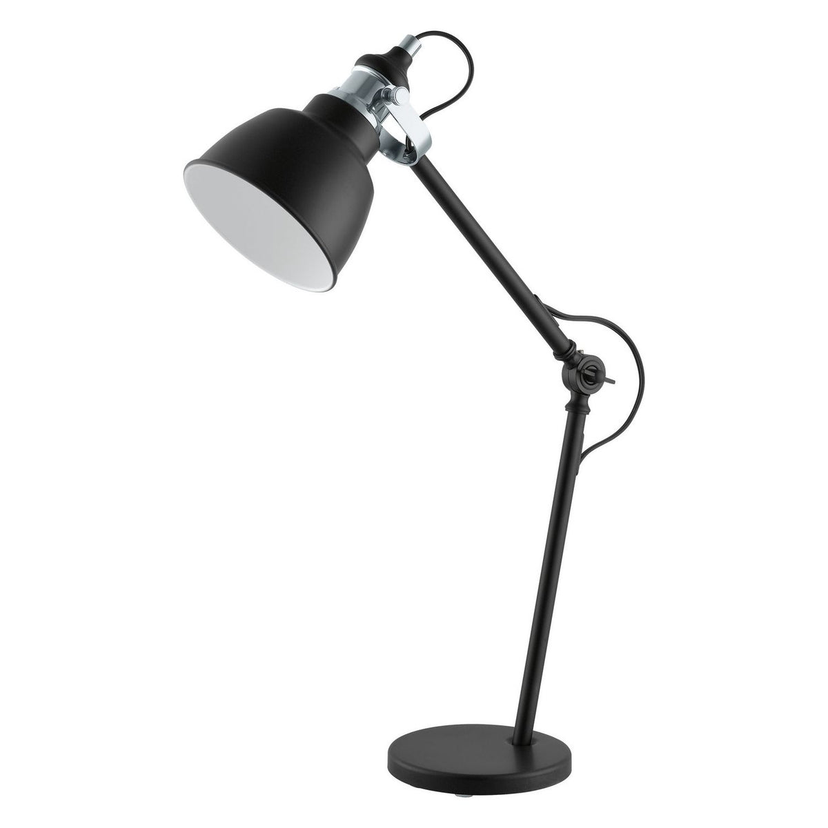 Eglo Canada - 203516A - One Light Table Lamp - Thornford - Matte Black & Chrome
