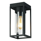 Eglo Canada - 203667A - One Light Outdoor Ceiling Mount - Walker Hill - Matte Black