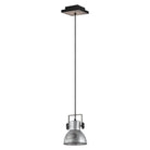 Eglo Canada - 49619A - One Light Suspension - Barnstaple - Black & Bleached Wood