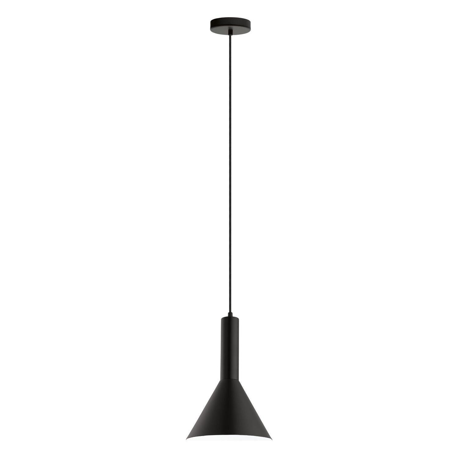 Eglo Canada - 62992A - One Light Suspension - Canalello - Matte Black