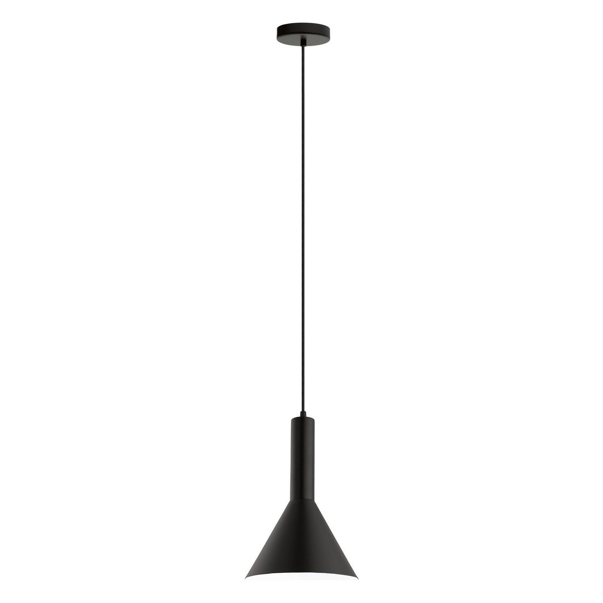 Eglo Canada - 62992A - One Light Suspension - Canalello - Matte Black