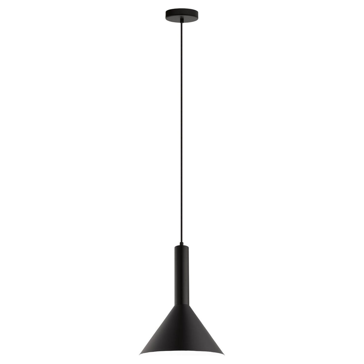 Eglo Canada - 62998A - One Light Suspension - Canalello - Matte Black