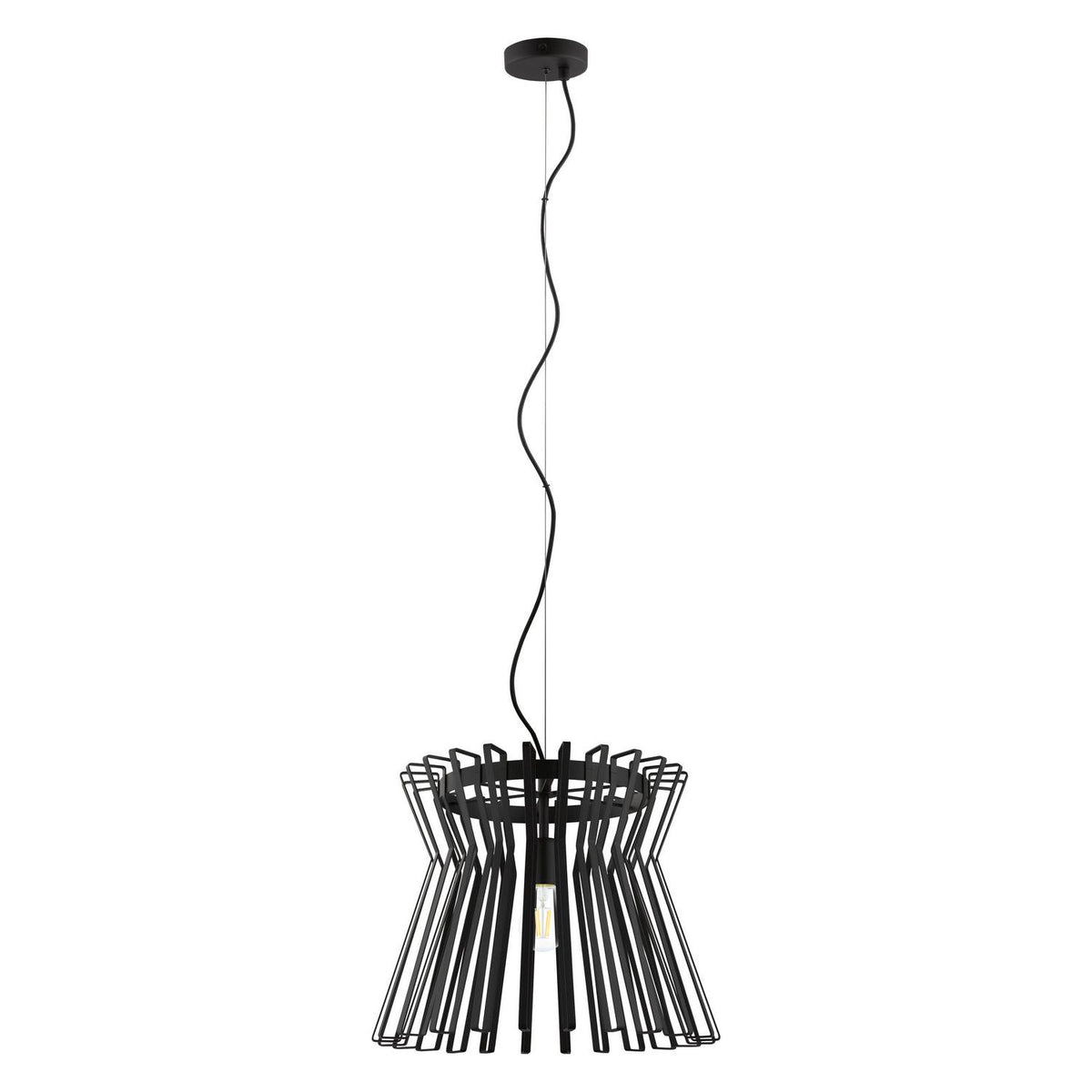 Eglo Canada - 98077A - One Light Suspension - Locubin - Black
