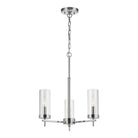 Visual Comfort Studio Canada - 3190303-05 - Three Light Chandelier - Zire - Chrome