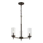 Visual Comfort Studio Canada - 3190303EN-778 - Three Light Chandelier - Zire - Brushed Oil Rubbed Bronze