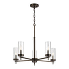 Visual Comfort Studio Canada - 3190305-778 - Five Light Chandelier - Zire - Brushed Oil Rubbed Bronze