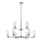 Visual Comfort Studio Canada - 3190309-05 - Nine Light Chandelier - Zire - Chrome