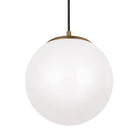 Visual Comfort Studio Canada - 602293S-848 - LED Pendant - Leo - Hanging Globe - Satin Brass