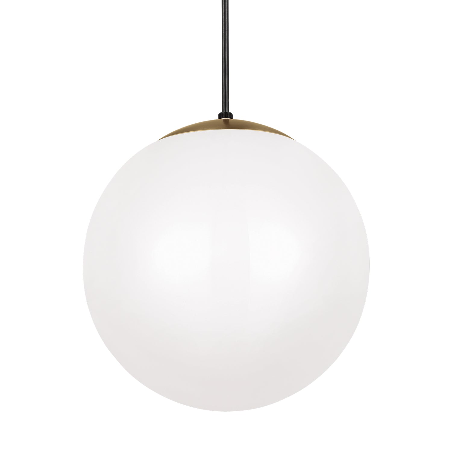 Visual Comfort Studio Canada - 6024EN3-848 - One Light Pendant - Leo - Hanging Globe - Satin Brass
