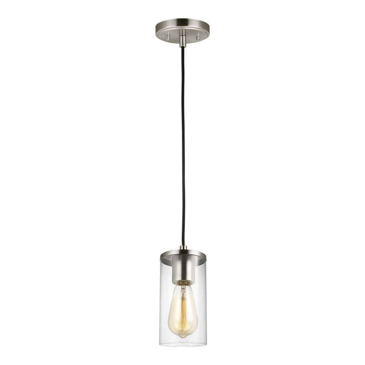 Visual Comfort Studio Canada - 6190301-962 - One Light Mini-Pendant - Zire - Brushed Nickel