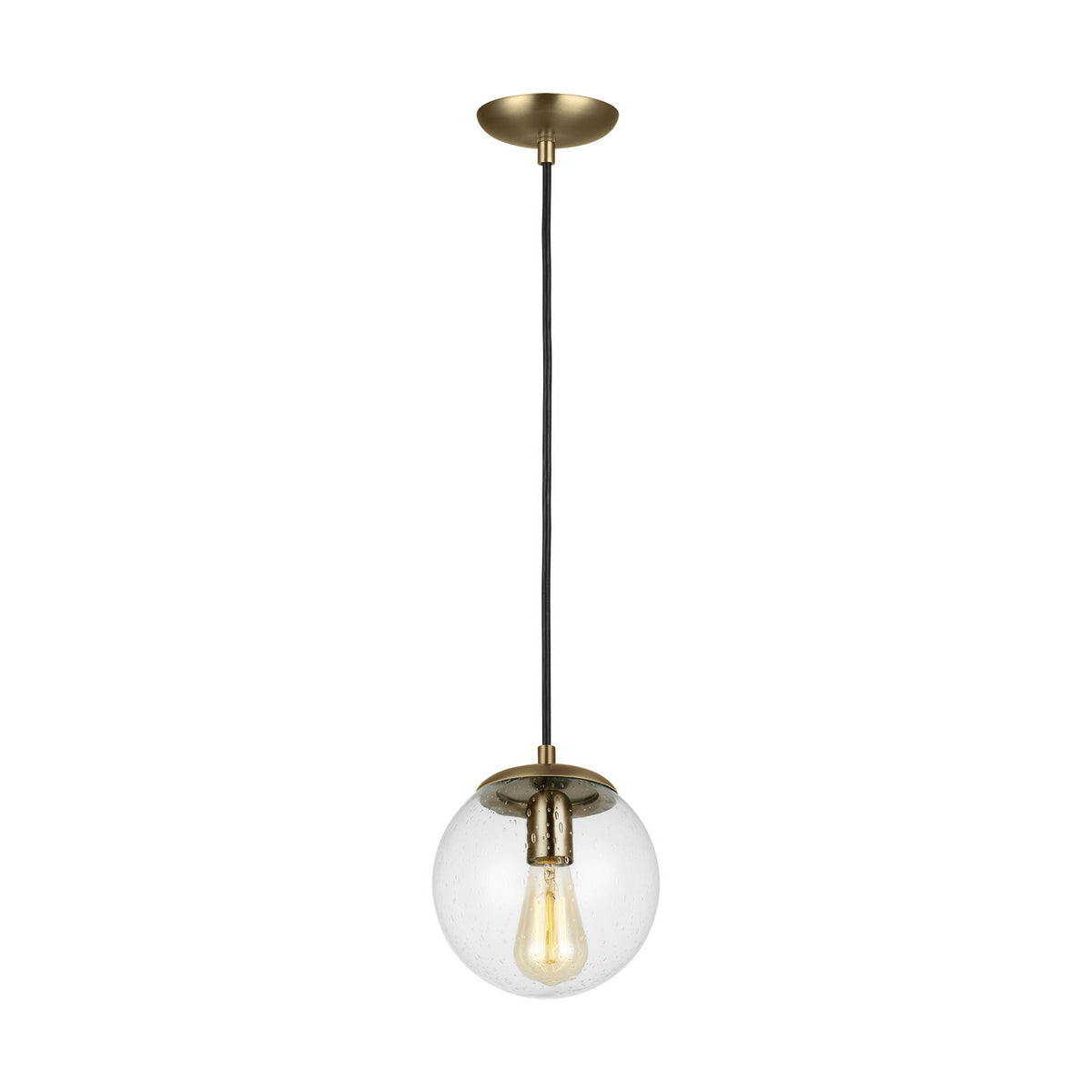 Visual Comfort Studio Canada - 6501801-848 - One Light Pendant - Leo - Hanging Globe - Satin Brass