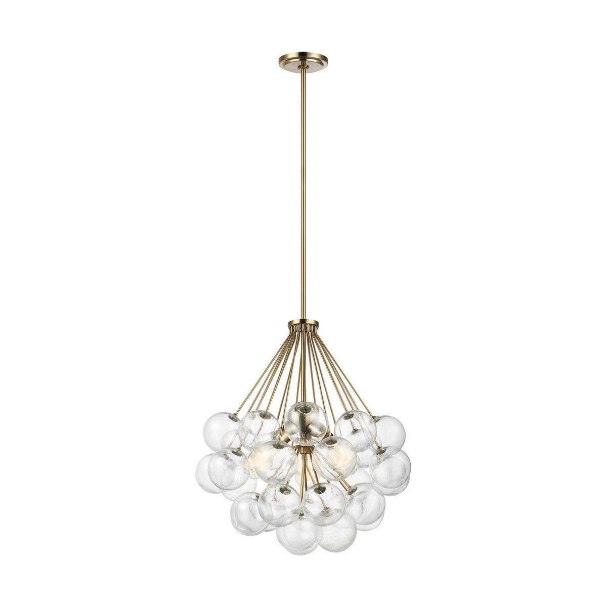Visual Comfort Studio Canada - 6514303-848 - Three Light Pendant - Bronzeville - Satin Brass