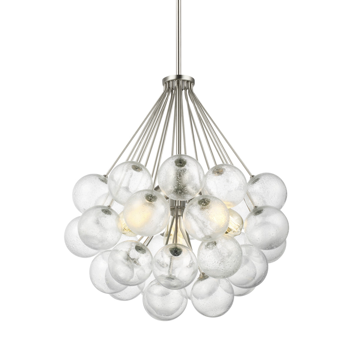 Visual Comfort Studio Canada - 6514303-962 - Three Light Pendant - Bronzeville - Brushed Nickel