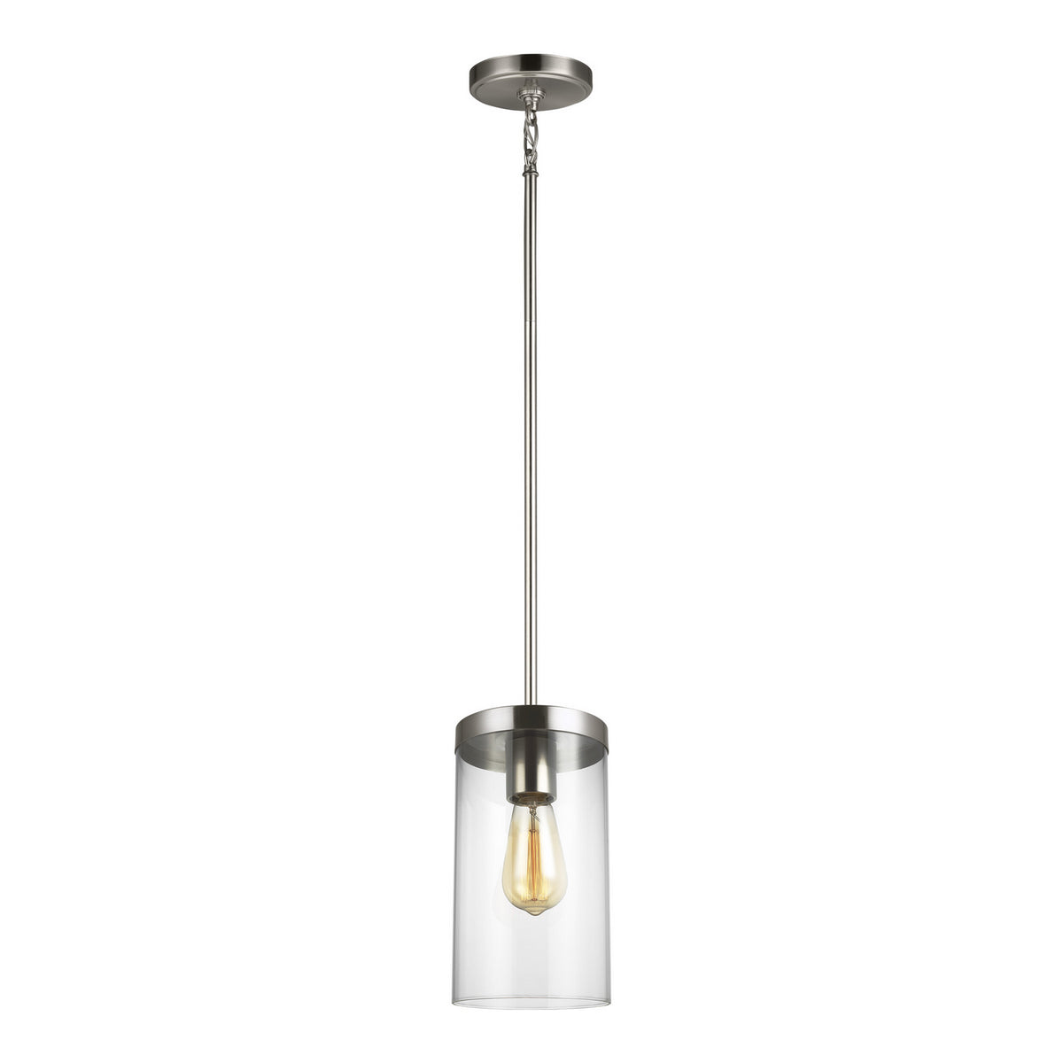 Visual Comfort Studio Canada - 6590301-962 - One Light Pendant - Zire - Brushed Nickel