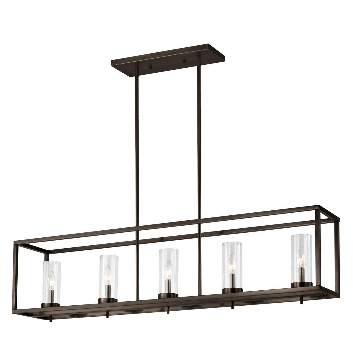 Visual Comfort Studio Canada - 6690305-778 - Five Light Island Pendant - Zire - Brushed Oil Rubbed Bronze