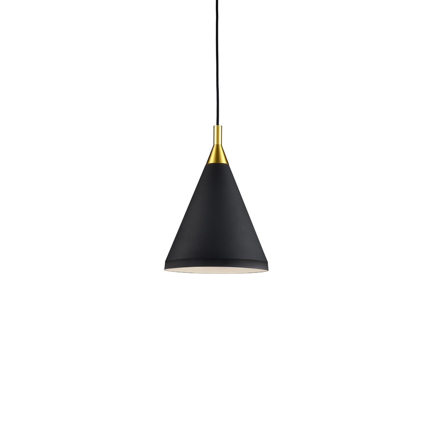 Kuzco Canada - 492710-BK/GD - One Light Pendant - Dorothy - Black With Gold Detail