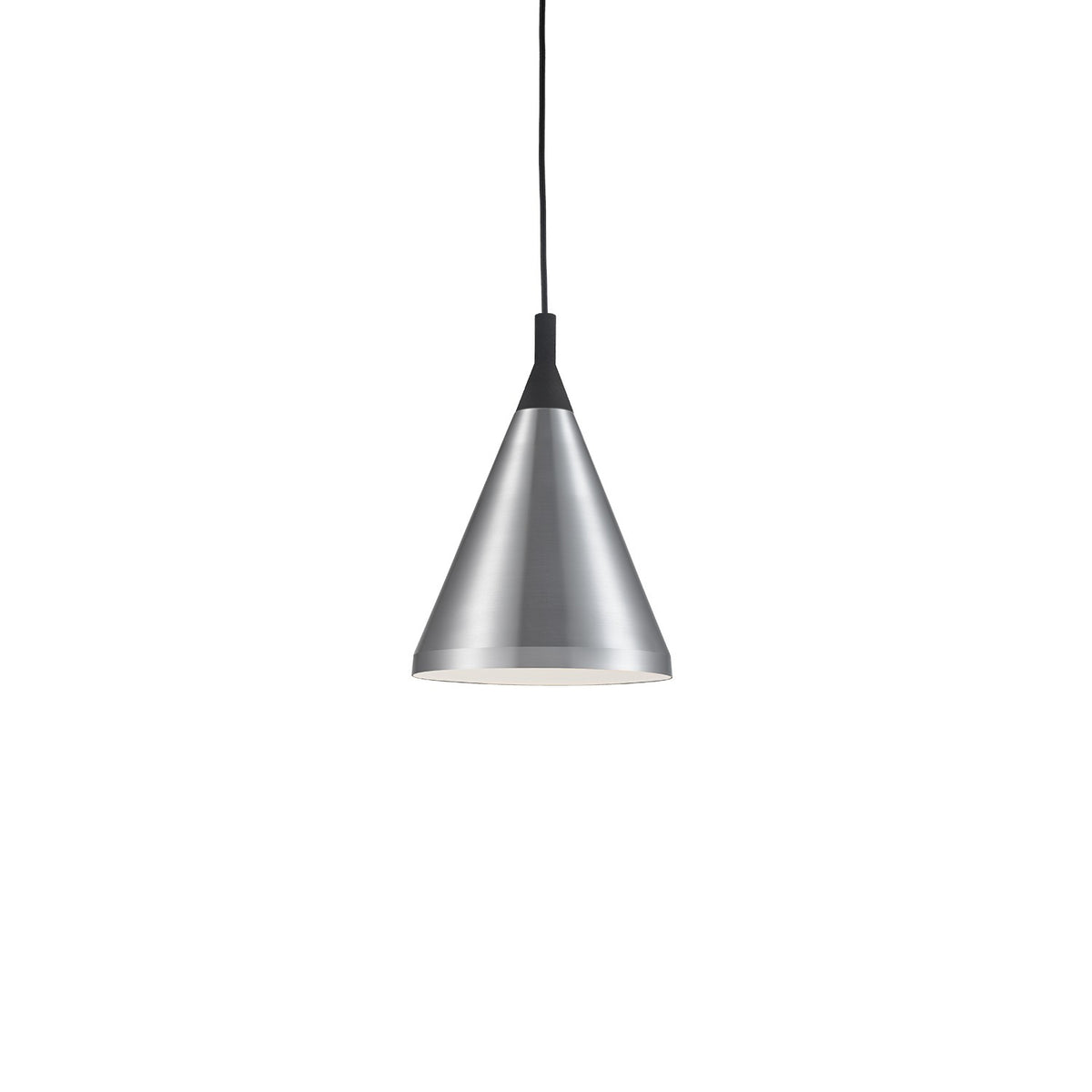 Kuzco Canada - 492710-BN/BK - One Light Pendant - Dorothy - Brushed Nickel With Black Detail
