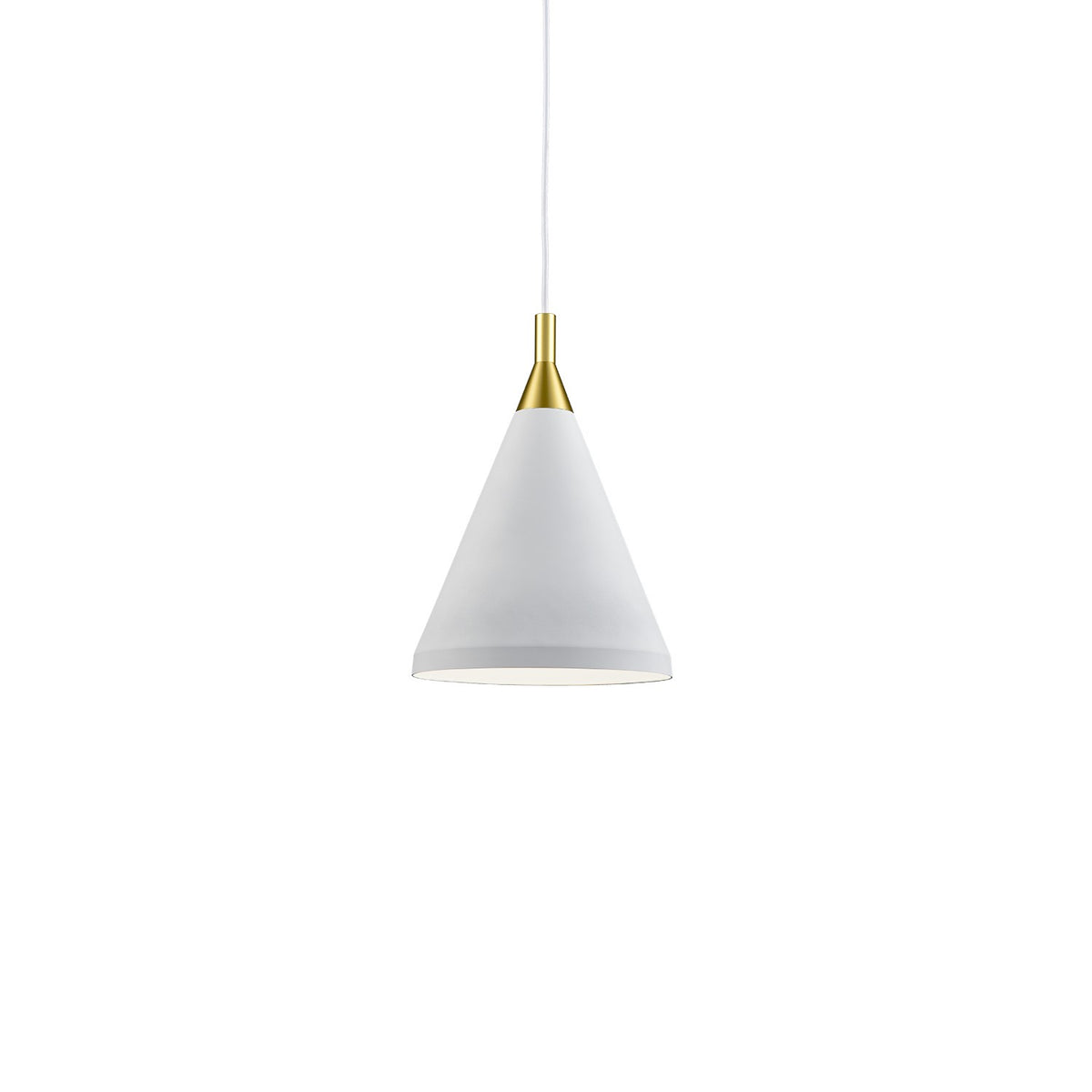 Kuzco Canada - 492710-WH/GD - One Light Pendant - Dorothy - White With Gold Detail