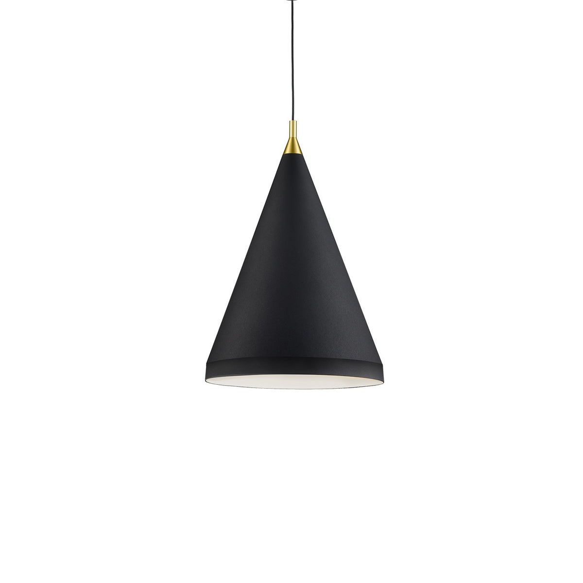 Kuzco Canada - 492716-BK/GD - One Light Pendant - Dorothy - Black With Gold Detail