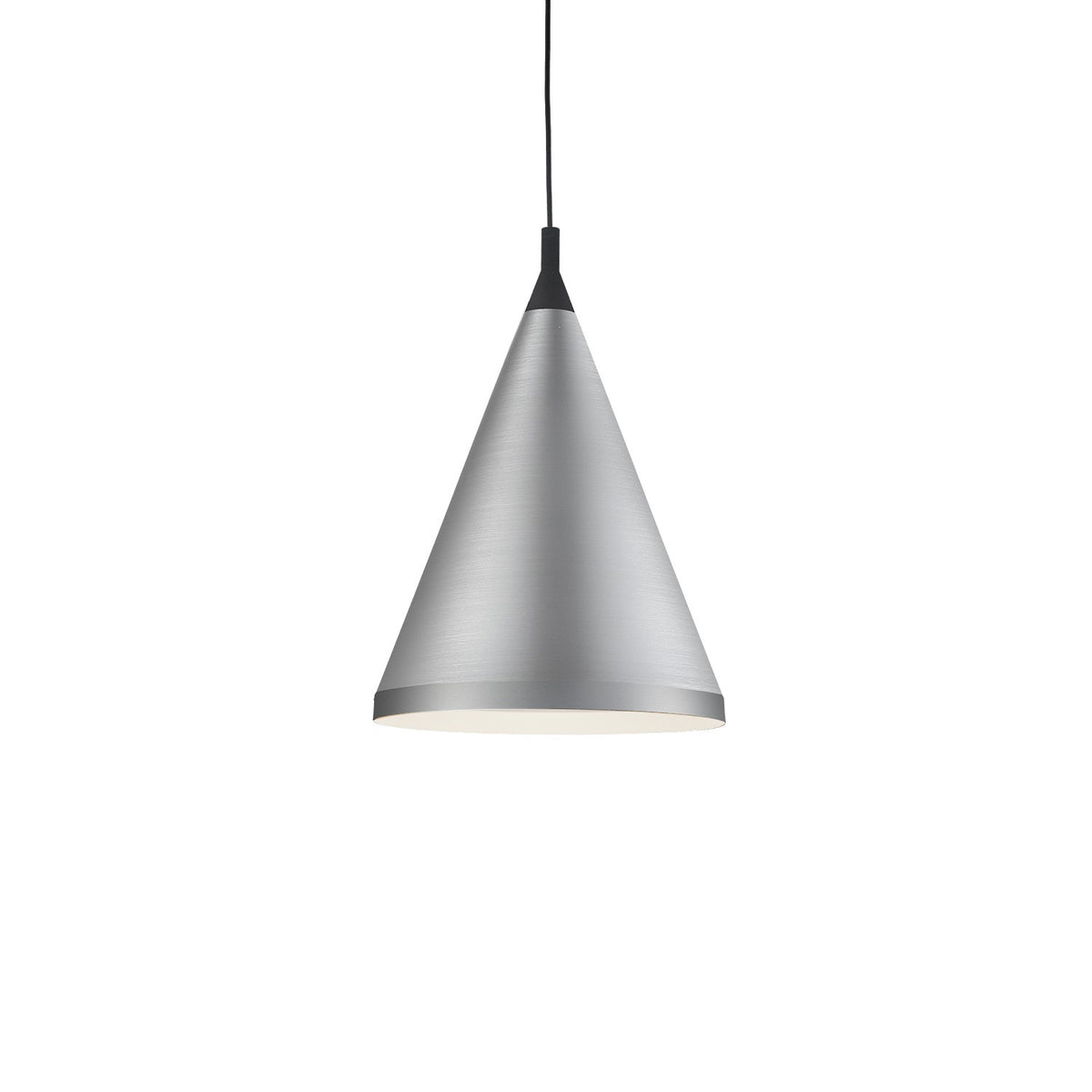 Kuzco Canada - 492716-BN/BK - One Light Pendant - Dorothy - Brushed Nickel With Black Detail