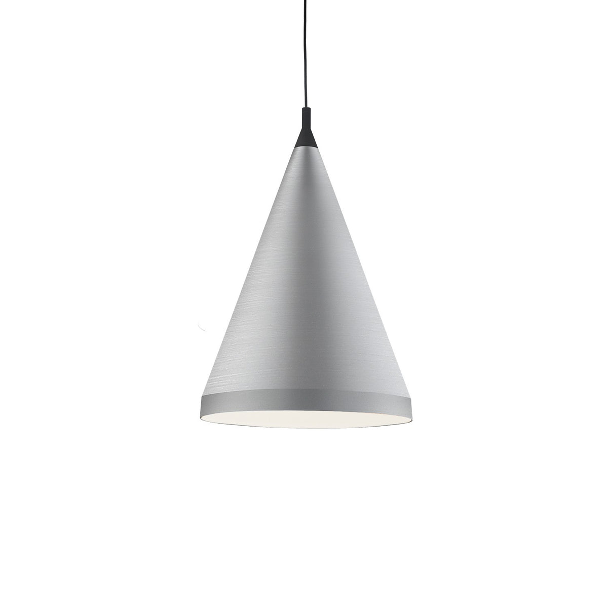 Kuzco Canada - 492722-BN/BK - One Light Pendant - Dorothy - Brushed Nickel With Black Detail