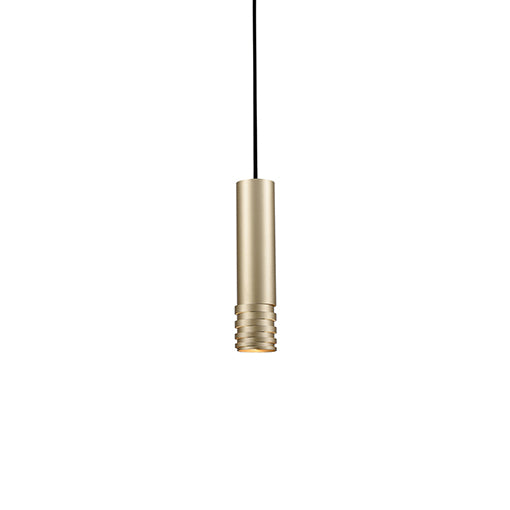 Kuzco Lighting - 494502M-GD - One Light Pendant - Milca - Black/Brushed Nickel/Gold/Gray