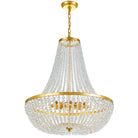 Crystorama - 609-GA - Huit lumières Suspendu - Rylee - Or antique
