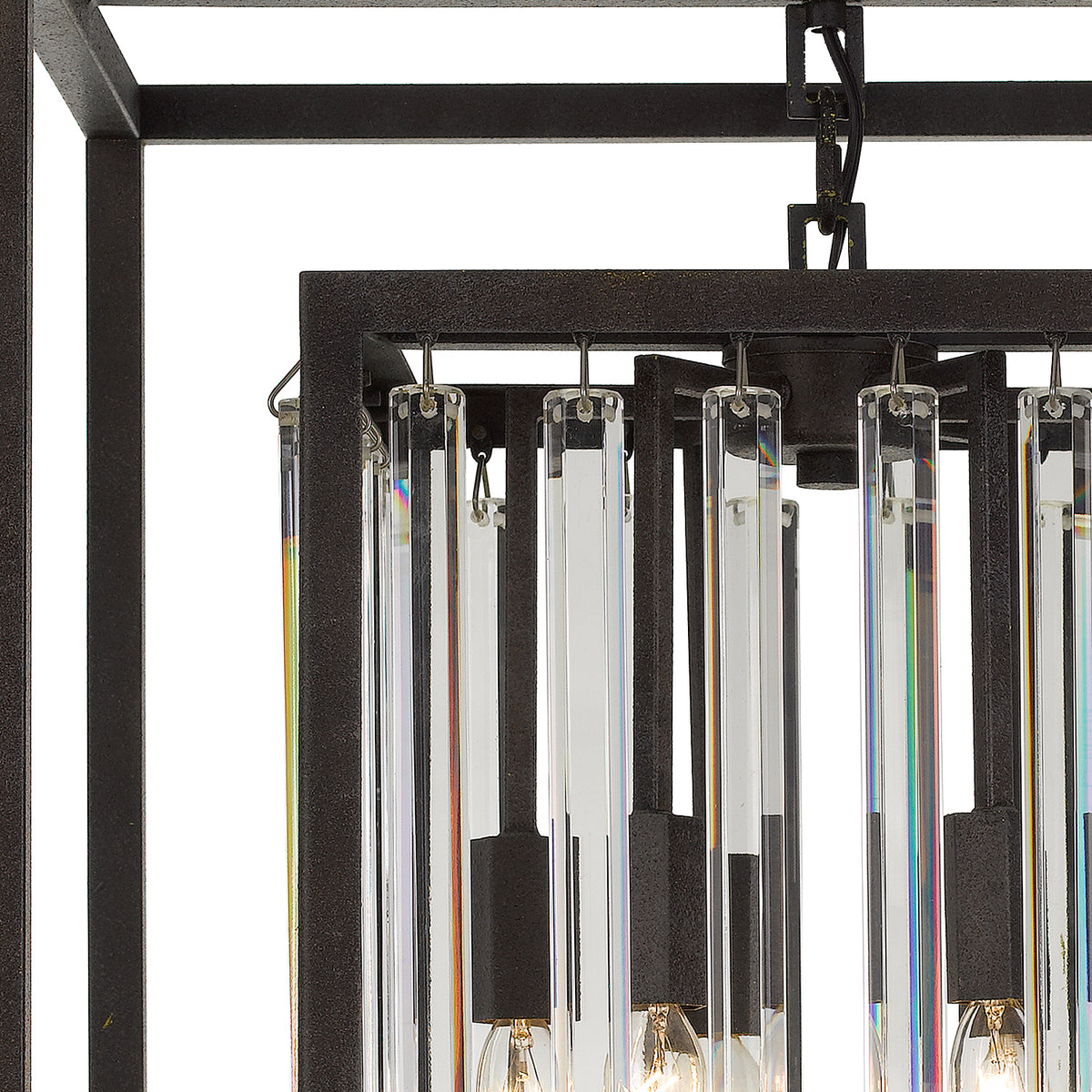 Crystorama - 8404-FB - Four Light Chandelier - Hollis - Forged Bronze