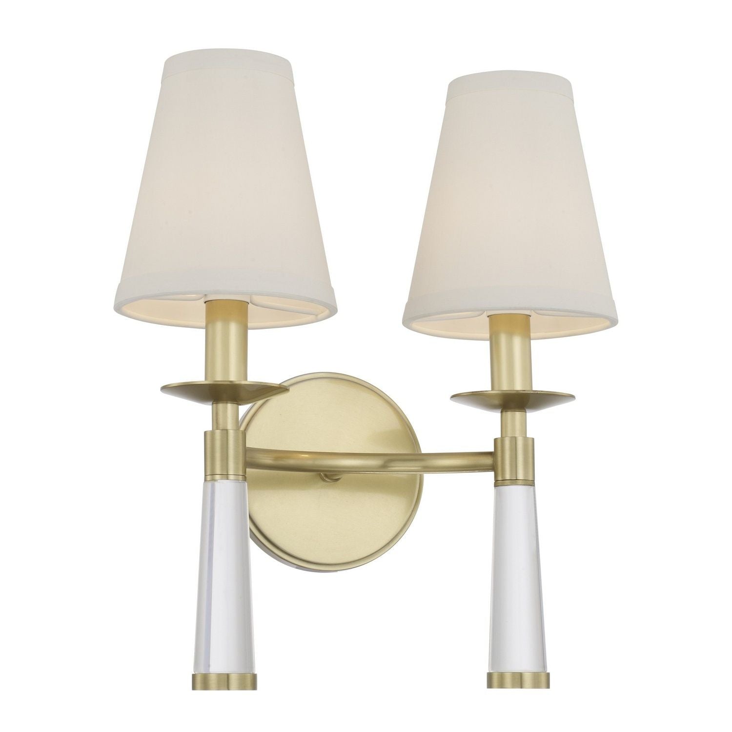 Crystorama - 8862-AG - Two Light Wall Sconce - Baxter - Aged Brass
