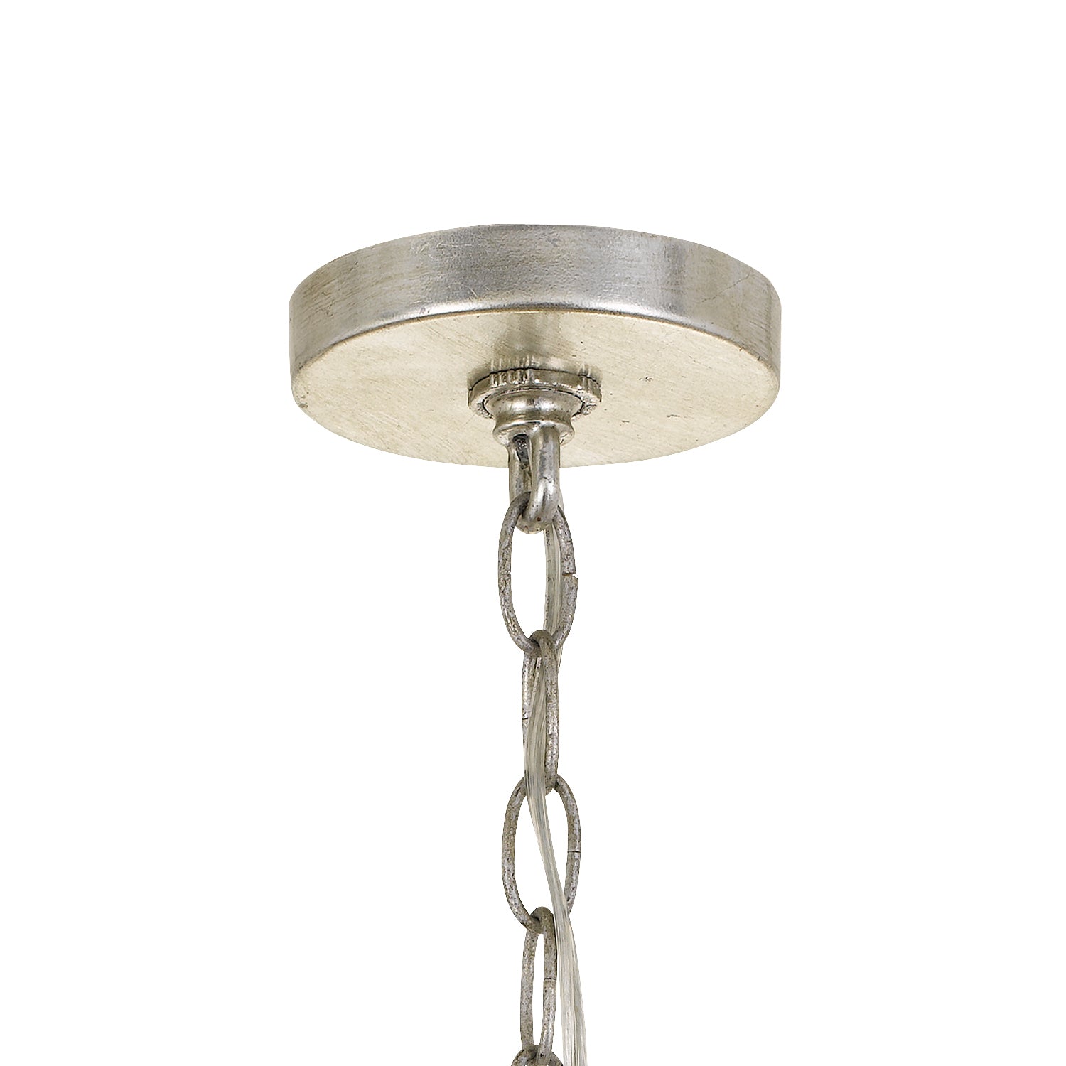 Crystorama - BRI-3007-SA - Three Light Chandelier - Brielle - Antique Silver