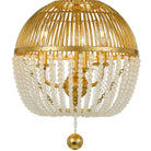 Crystorama - DUV-623-GA - Mini lampe à trois lumières Suspendu - Duval - Or antique