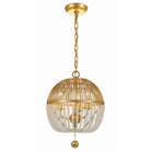 Crystorama - DUV-623-GA - Mini lampe à trois lumières Suspendu - Duval - Or antique