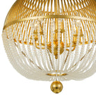 Crystorama - DUV-626-GA - Six lumières Suspendu - Duval - Or antique
