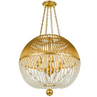 Crystorama - DUV-626-GA - Six lumières Suspendu - Duval - Or antique