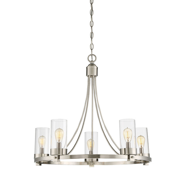 Meridian Five Light Chandelier